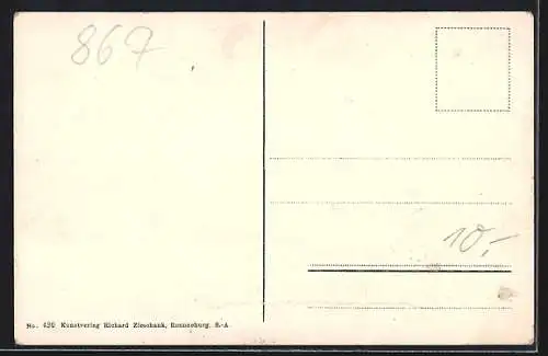 AK Hölle bei Bad Steben, Ortsansicht aus der Vogelschau