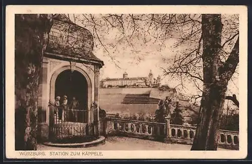 AK Würzburg, Station zum Käppele