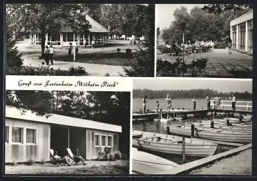 AK Ahrensdorf /Kr. Templin, Ansichten vom Ferienheim Wilhelm Pieck