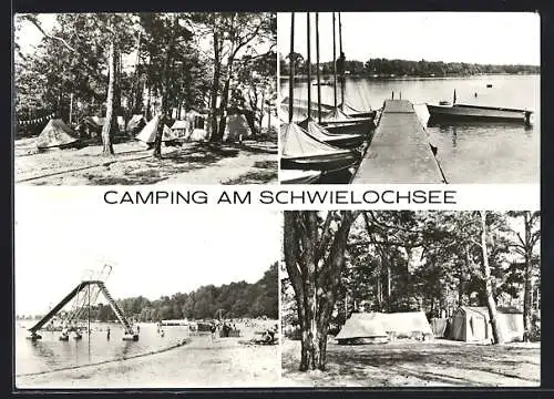 AK Schwielochsee, Campingplatz, Strandbad und Bootsanleger