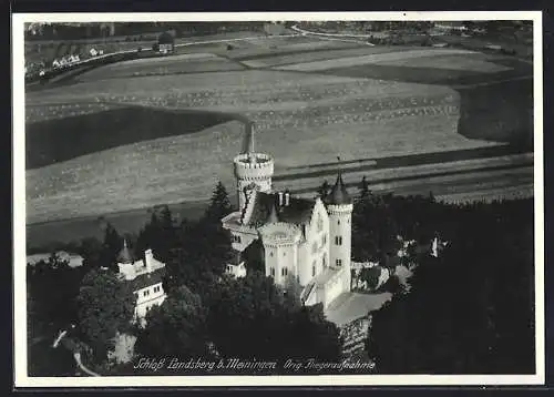AK Meiningen, Schloss Landsberg, Orig. Fliegeraufnahme