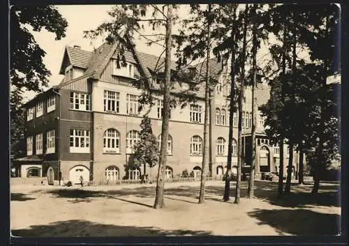AK Lychen, Blick auf die Pestalozzi-Oberschule
