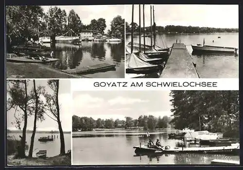 AK Goyatz am Schwielochsee, Anlegestellen am See
