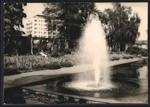 AK Potsdam, Springbrunnen der Freundschaftsinsel