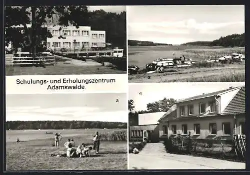 AK Adamswalde, Schulungs- und Erholungszentrum, Bootshafen am Grossen Pälitzsee, Badestelle