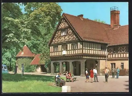 AK Potsdam, Hotel Cecilienhof, Gedenkstätte des Potsdamer Abkommens