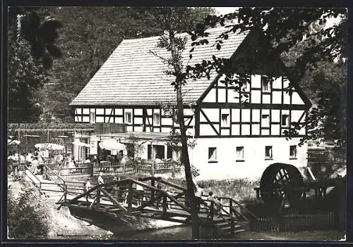 AK Schlaubetal /Eisenhüttenstadt, Gaststätte Bremsdorfer Mühle