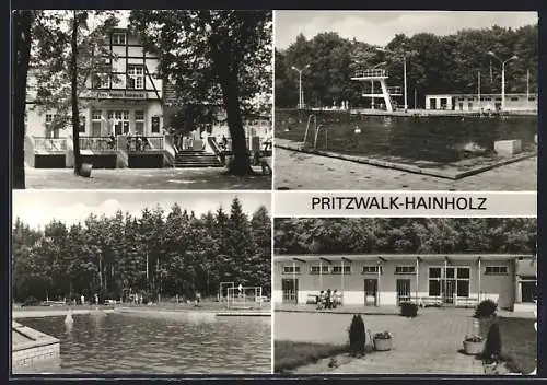 AK Pritzwalk-Hainholz, Forsthaus Hainholz und Freibad