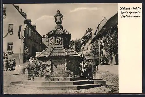 AK Kohren-Sahlis /Kreis Geithain, Töpferbrunnen