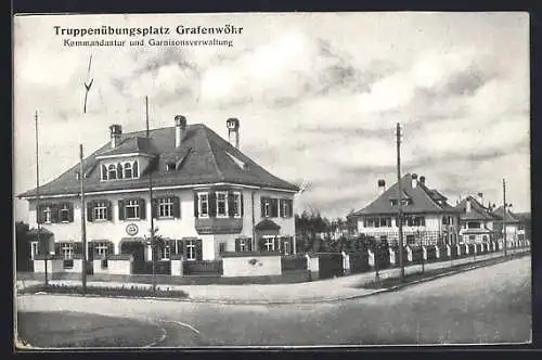 AK Grafenwöhr, Truppenübungsplatz, Kommandantur & Garnisonsverwaltung