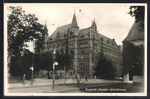AK Rostock, Blick zum Ständehaus