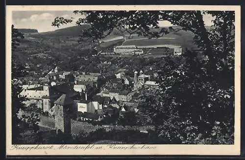 AK Münstereifel, Ortsansicht mit Kneippkurhaus