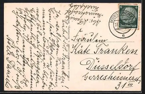 AK Münstereifel, Ortsansicht mit Kneippkurhaus