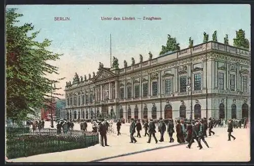 AK Berlin, Unter den Linden mit Zeughaus