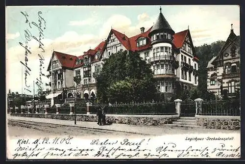 AK Kiel, das Logirhaus des kaiserl. Jachtclubs