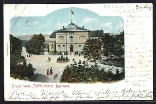 AK Barmen, Partie vor dem Luftkurhaus
