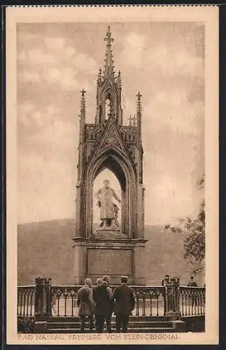 AK Bad Nassau, Freiherr vom Stein-Denkmal