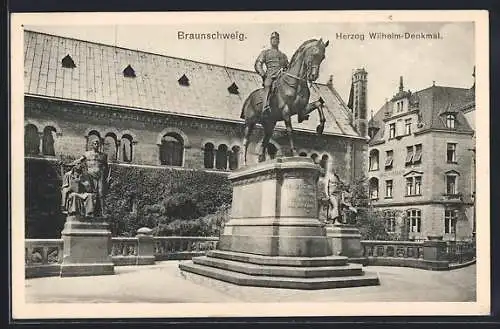 AK Braunschweig, Herzog Wilhelm-Denkmal