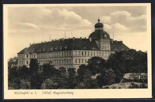 AK Weissenfels a. S., Blick auf das Schloss Augustusburg