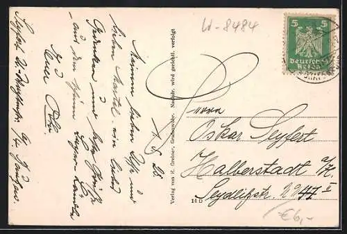 AK Grafenwöhr, Wasserturm und Forsthaus