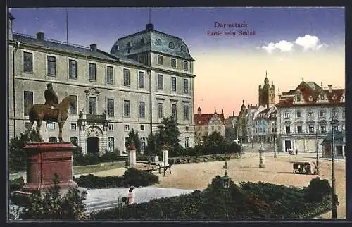 AK Darmstadt, Partie beim Schloss