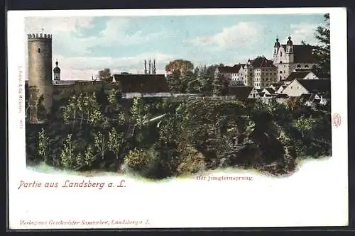 AK Landsberg a. L., Der Jungfernsprung
