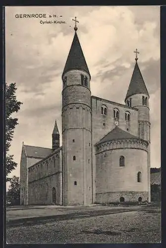 AK Gernrode / Harz, Cyriaki-Kirche