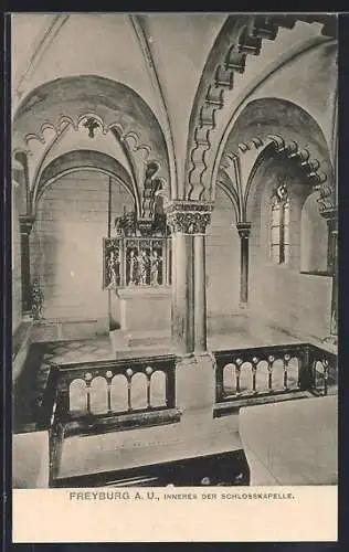 AK Freyburg, Inneres der Schlosskapelle