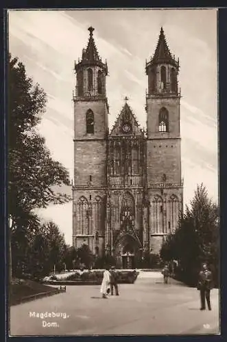 AK Magdeburg, Blick auf den Dom