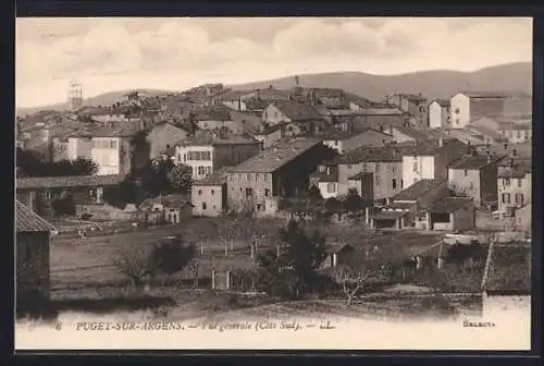 AK Puget-sur-Argens, Vue générale (Côté Sud)