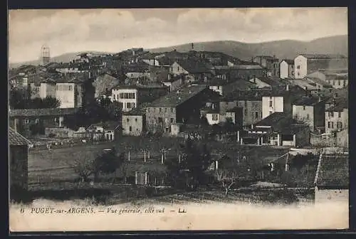 AK Puget-sur-Argens, Vue générale, côté sud