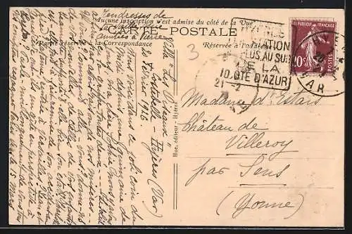 AK Porquerolles, Vue prise de la Plage d`Argent