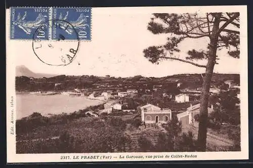 AK Le Pradet, La Garonne vue prise de Collet-Redon