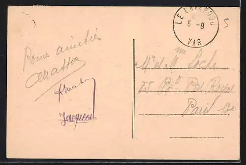 AK Le Lavandou, Vue Générale