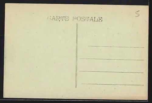 AK Ollioules, Vue générale des Ruines