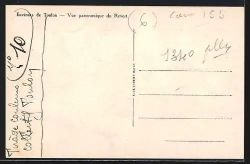 AK Le Revest, Vue panoramique du paysage montagneux et verdoyant