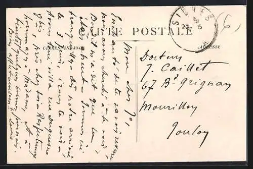 AK Signes, Vue du Clocher et Église St-Pierre