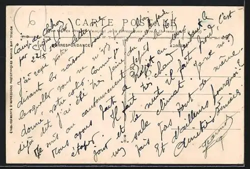 AK Signes, Vue générale du village et des montagnes environnantes