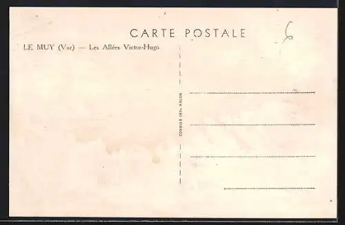 AK Le Muy, Les Allées Victor-Hugo