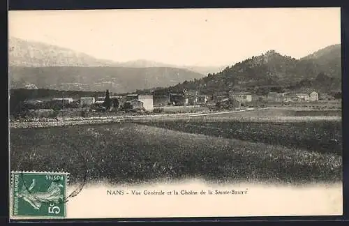 AK Nans, Vue Générale et la Chaîne de la Sainte-Baume