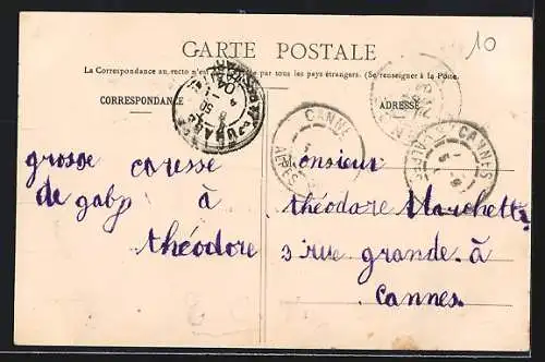 AK Mons, Vue générale du village et paysages environnants