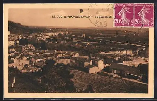 AK Le Luc-en-Provence, Vue générale
