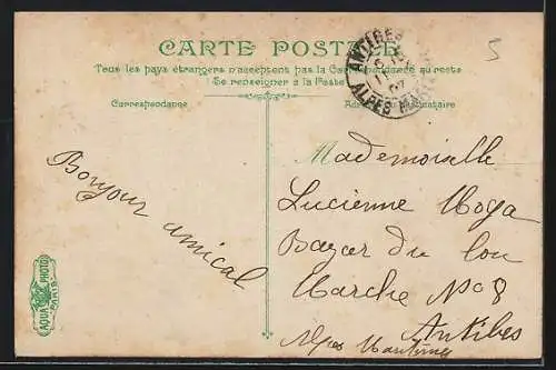 AK Lorgues, L`église. Vue extérieure de l`abside