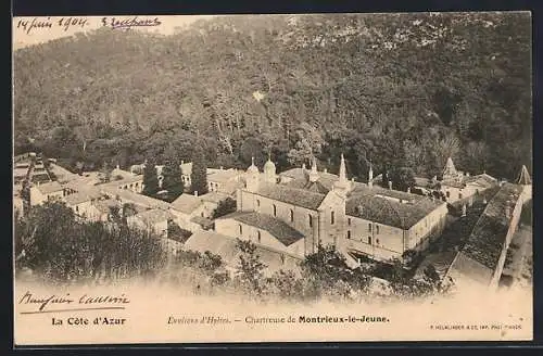 AK Montrieux-le-Jeune, Chartreuse dans les environs d`Hyères
