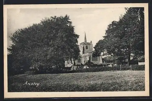AK Anstey, Blick auf die Kirche