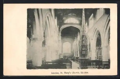 AK Hitchin, Interior of St. Mary`s Church