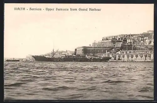 AK Malta, Barriera, Upper Barracca from Grand Harbour