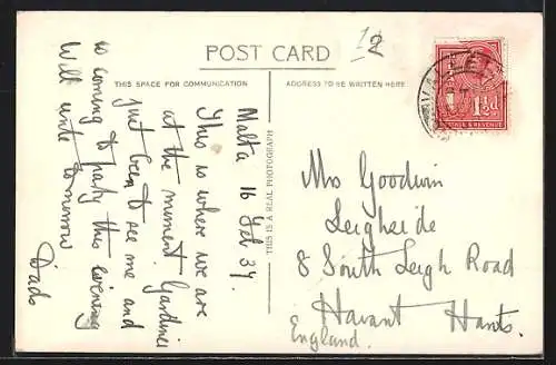 AK Valletta, Grand Harbour Showing British Fleet