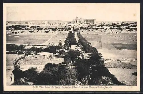 AK Imtarfa, Imtarfa Military Hospital and Barracks from Museum Station