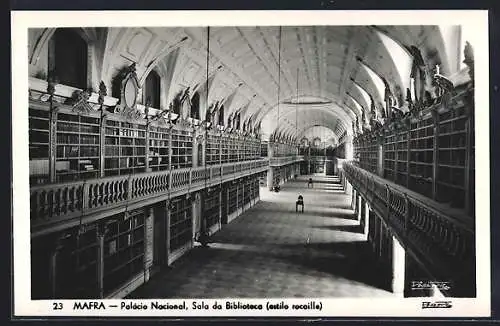 AK Mafra, Palacio Nacional, Sola da Biblioteca, Estilo rocaille